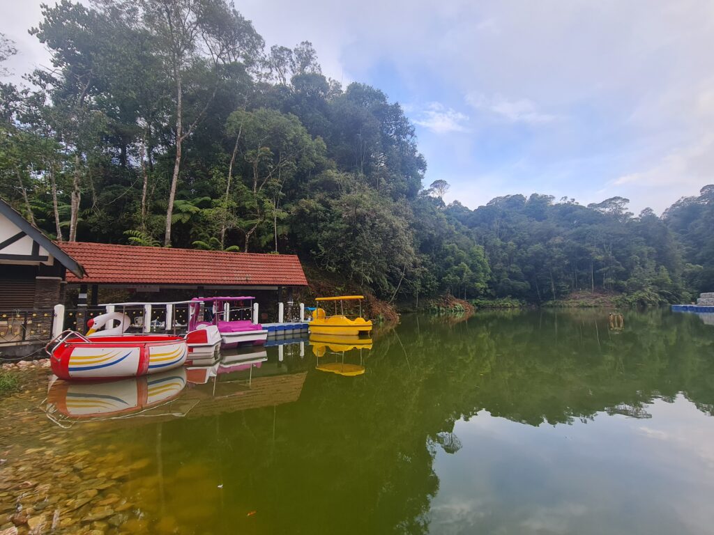 Allan’s Water Fraser’s Hill paddle boat lake