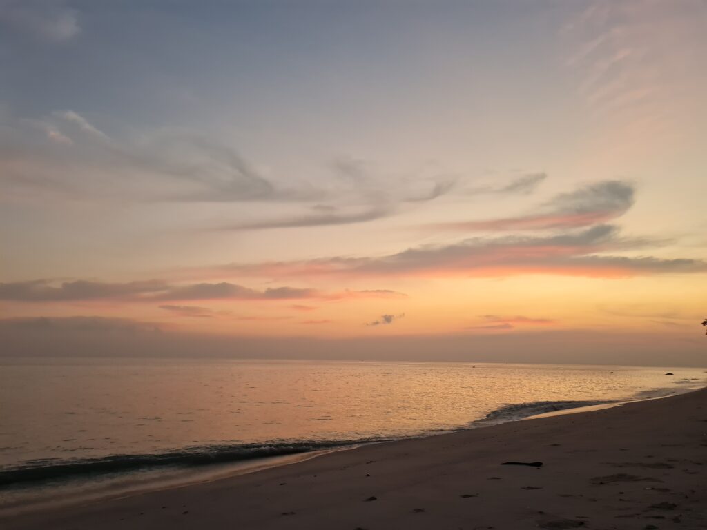 Tanjung Tokong Beach Penang sunrise view
