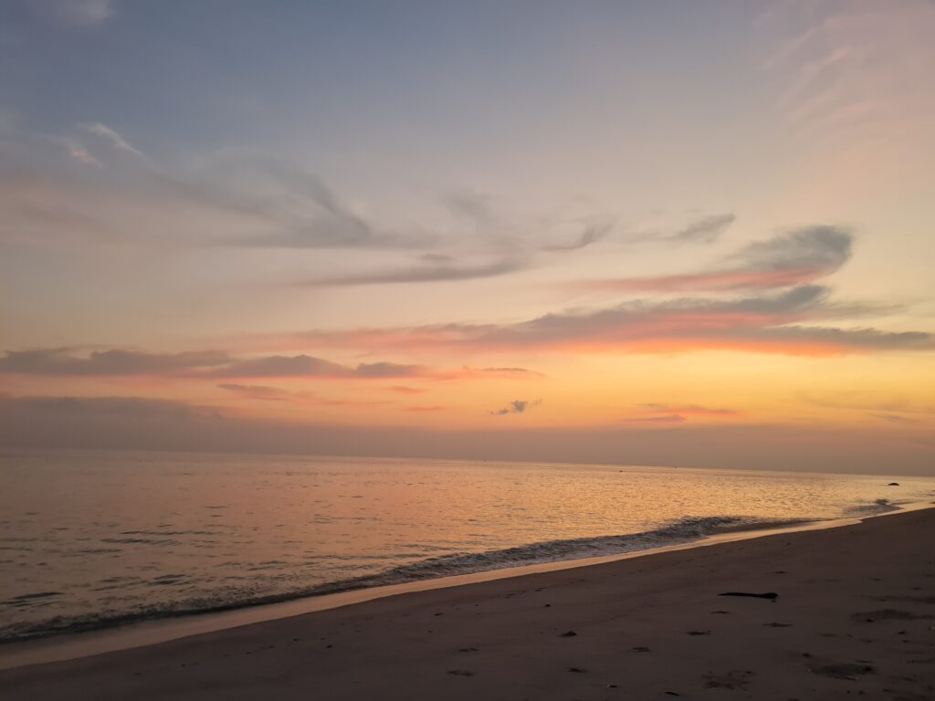 Tanjung Tokong Beach Penang sunrise view