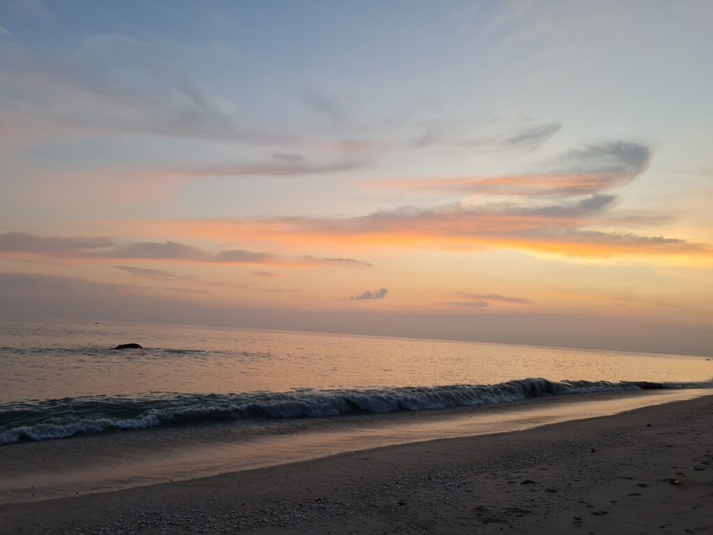 Tanjung Tokong Beach Penang sunrise view