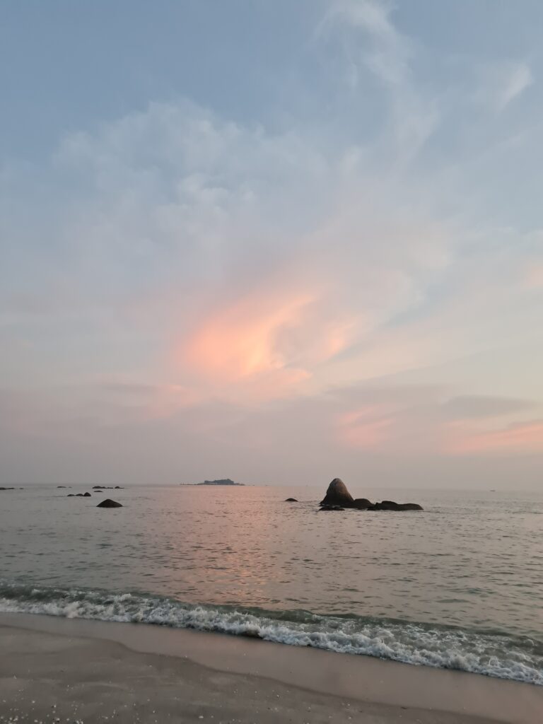 Tanjung Tokong Beach Penang sunrise view