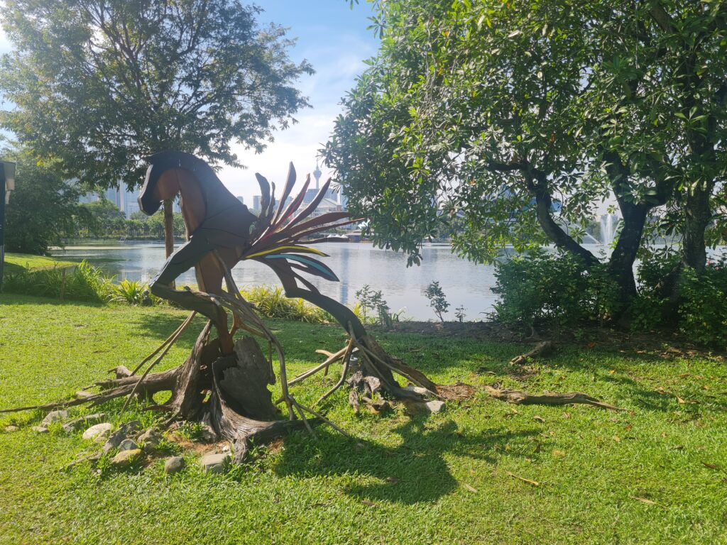 Titiwangsa Lake Kuala Lumpur Artistic Horse Sculpture