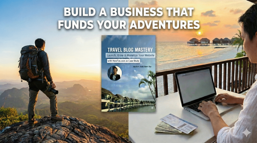 Travel Blog Mastery is about building a business that funds your adventures